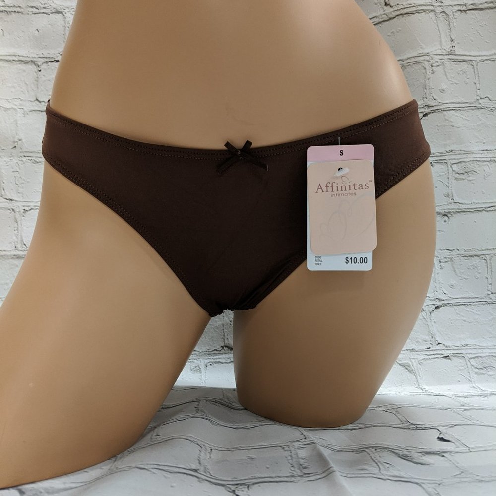 Two Affinitas NWT $10 satiny brief Set of‎ TWO